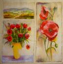 021 Anemones, Poppy - 3-ply (grün) - Ti-Flair